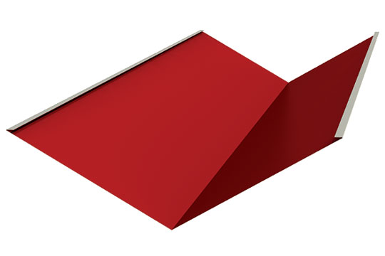 Финская металлочерепица Ruukki спецпланка ендовая внутр.