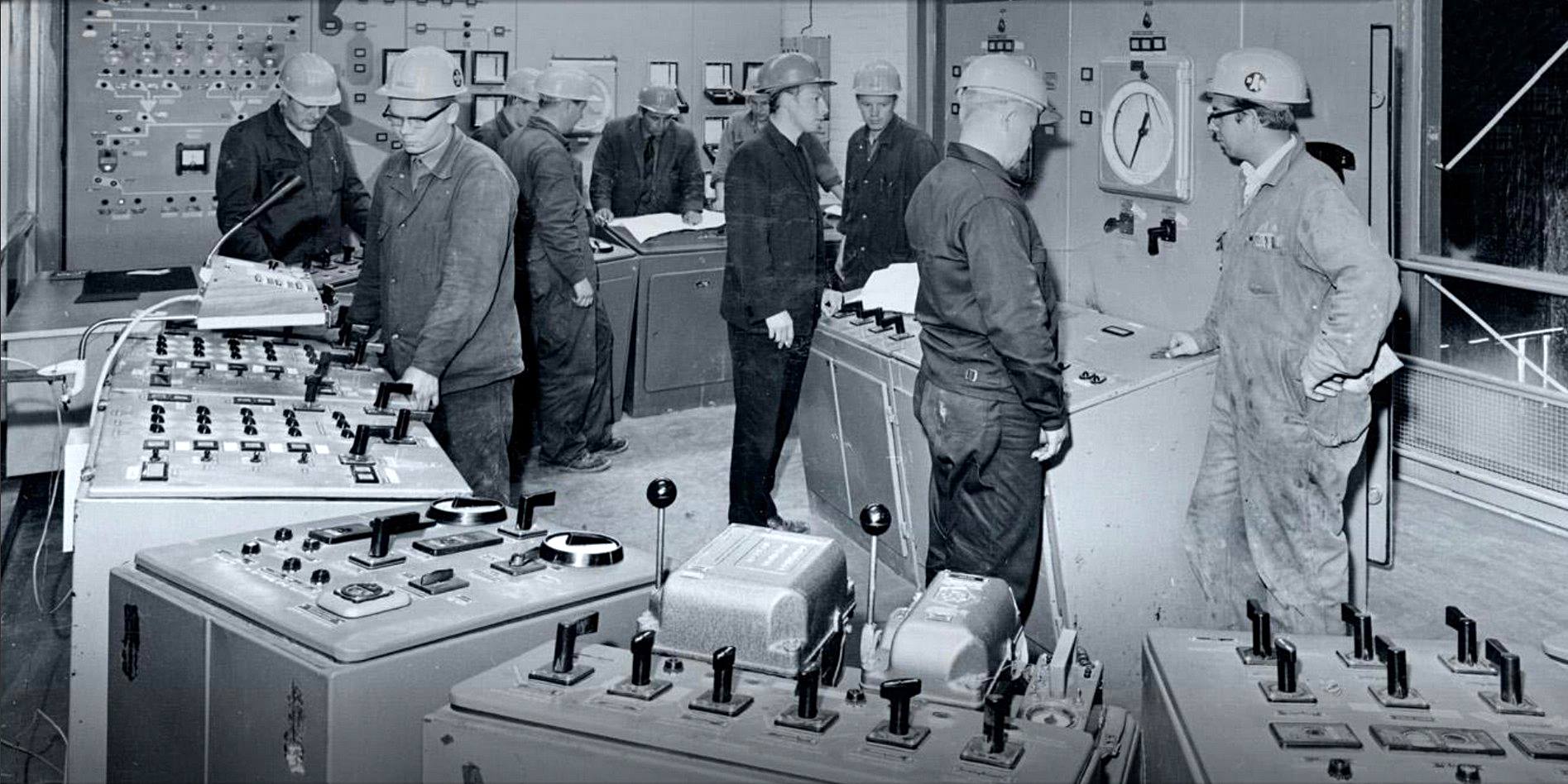 Випробування обладнання першого конвертера на заводі в Рааге в 1967 році – FinnMetal